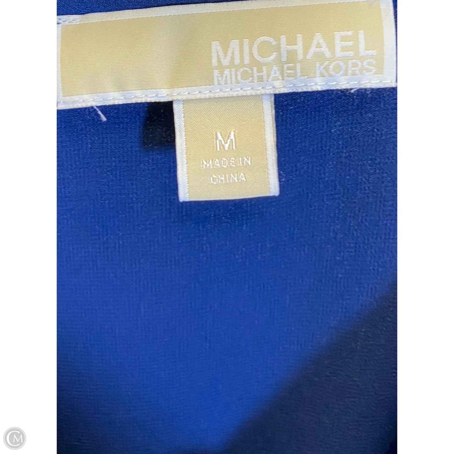 Dress Casual Maxi By Michael By Michael Kors In Navy, Size: M