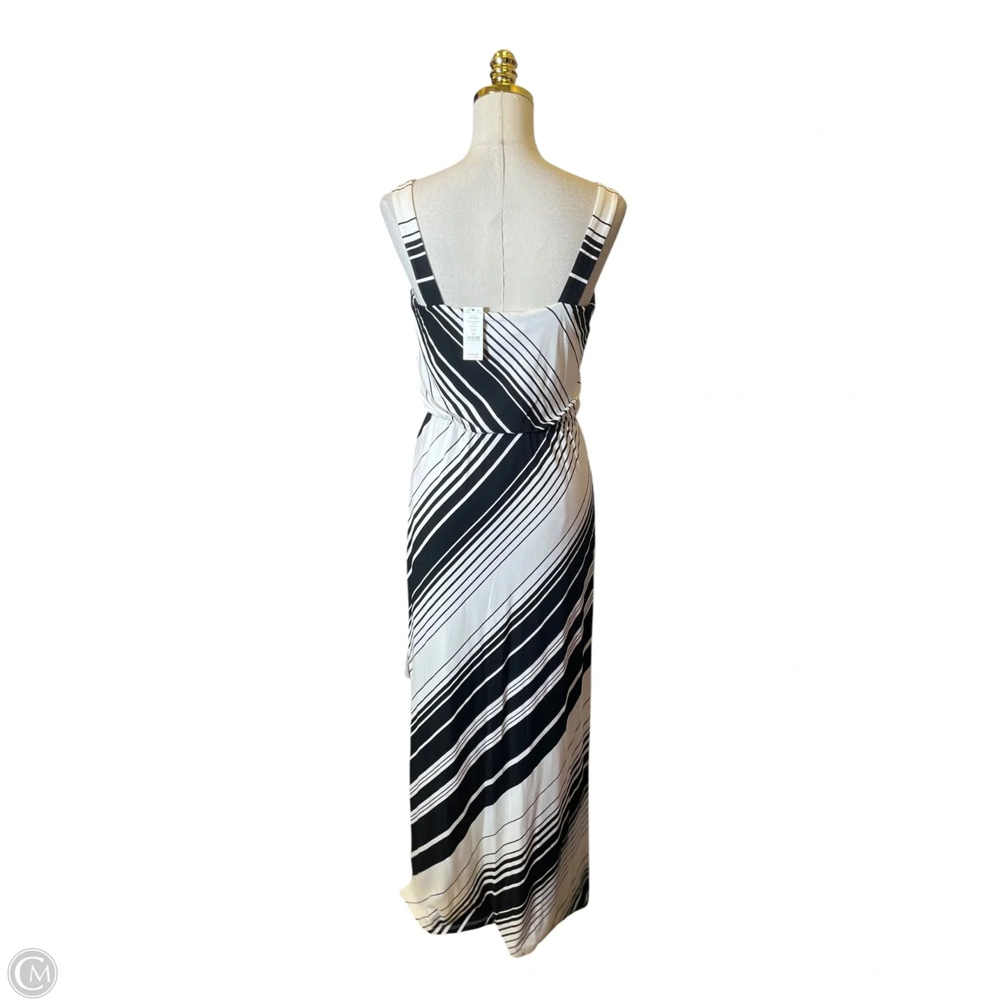 Dress Casual Maxi By White House Black Market In Black & White, Size: Xs