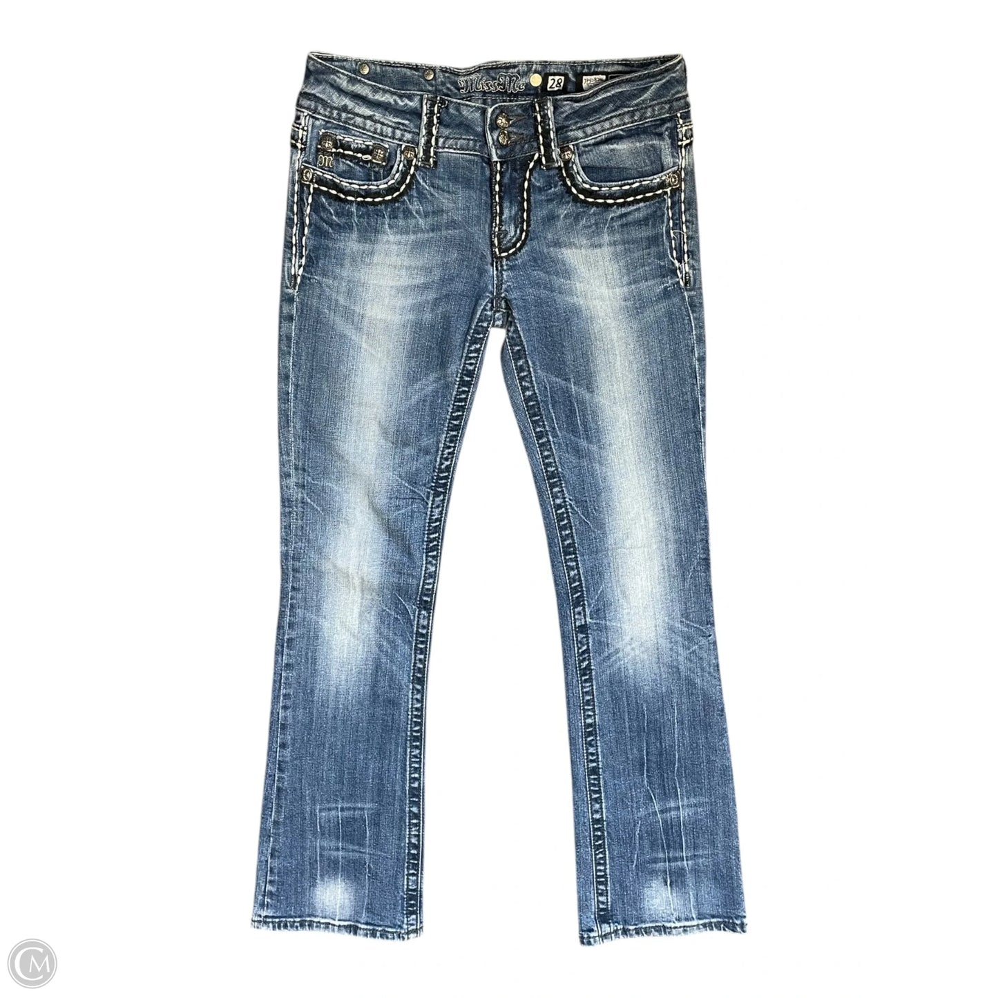 Jeans Boot Cut By Miss Me In Blue, Size: 6