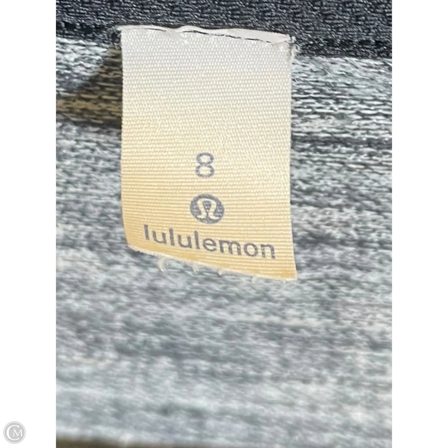 Athletic Top Long Sleeve Crewneck By Lululemon In Grey, Size: 8