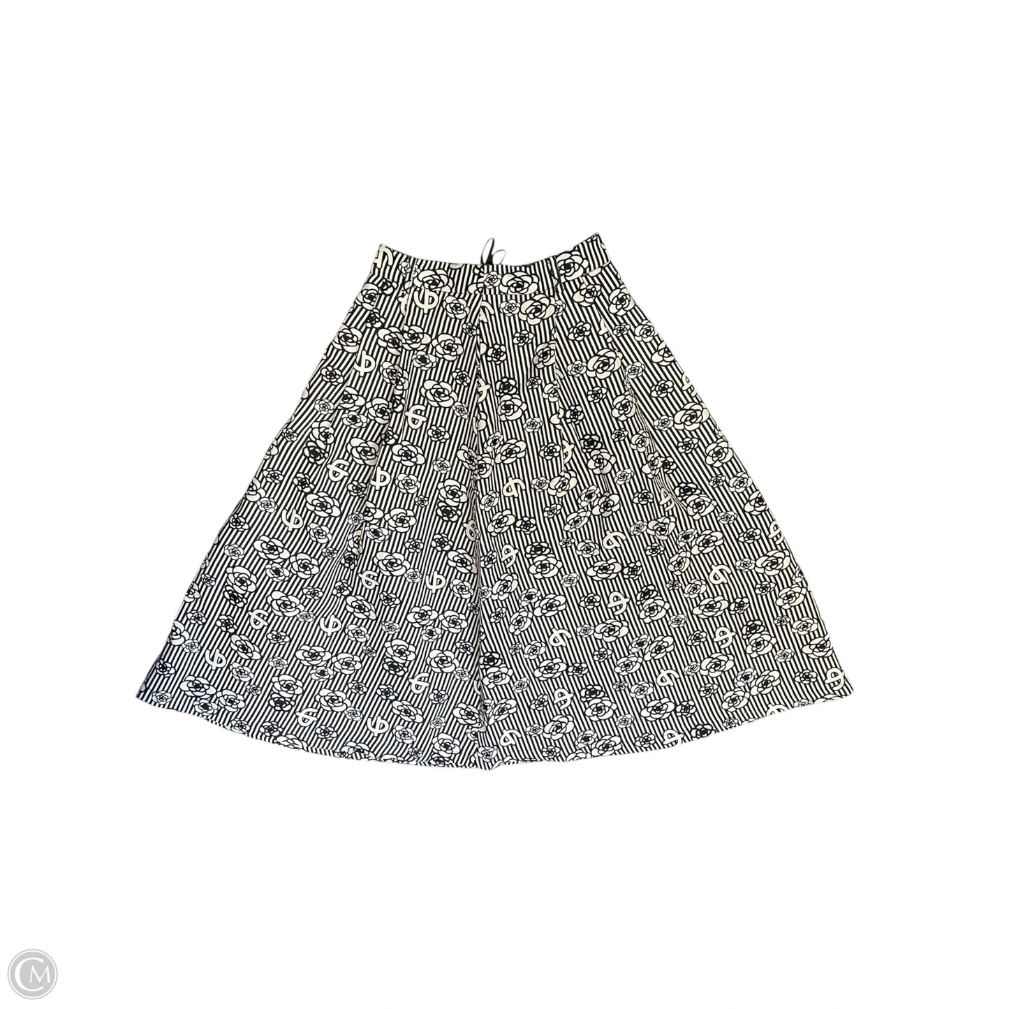 Skirt Maxi By Clothes Mentor In Black & Tan, Size: S