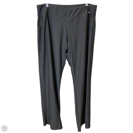 Athletic Leggings By Nike In Black, Size: Xl