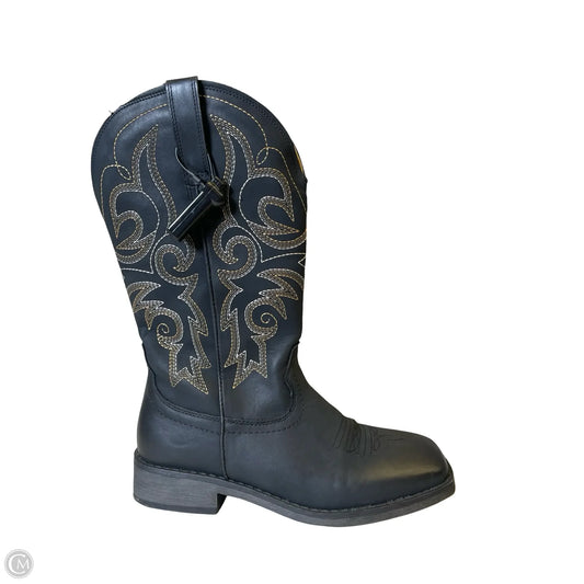 Boots Western By Clothes Mentor In Black, Size: 7.5