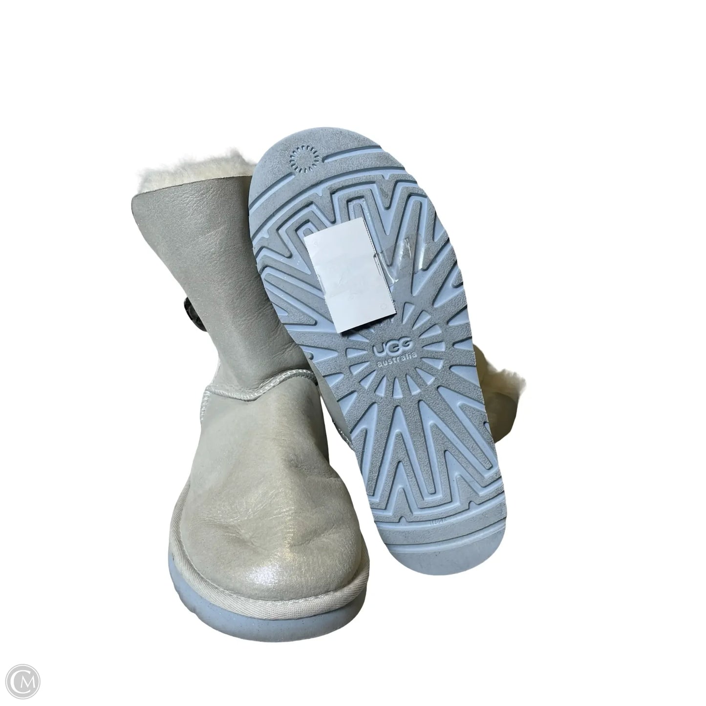 Boots Designer By Ugg In Grey, Size: 7
