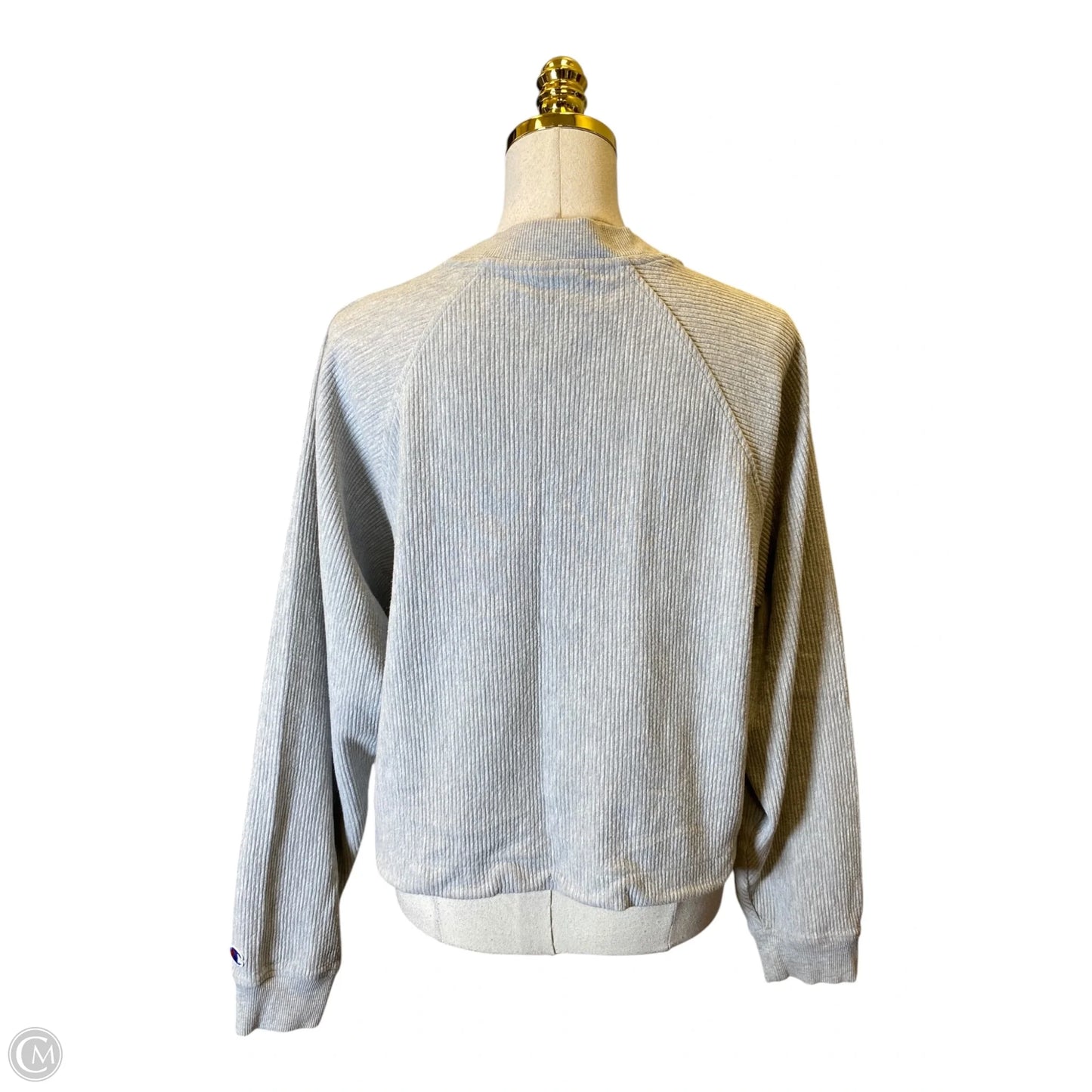 Sweatshirt Crewneck By Champion In Grey, Size: M