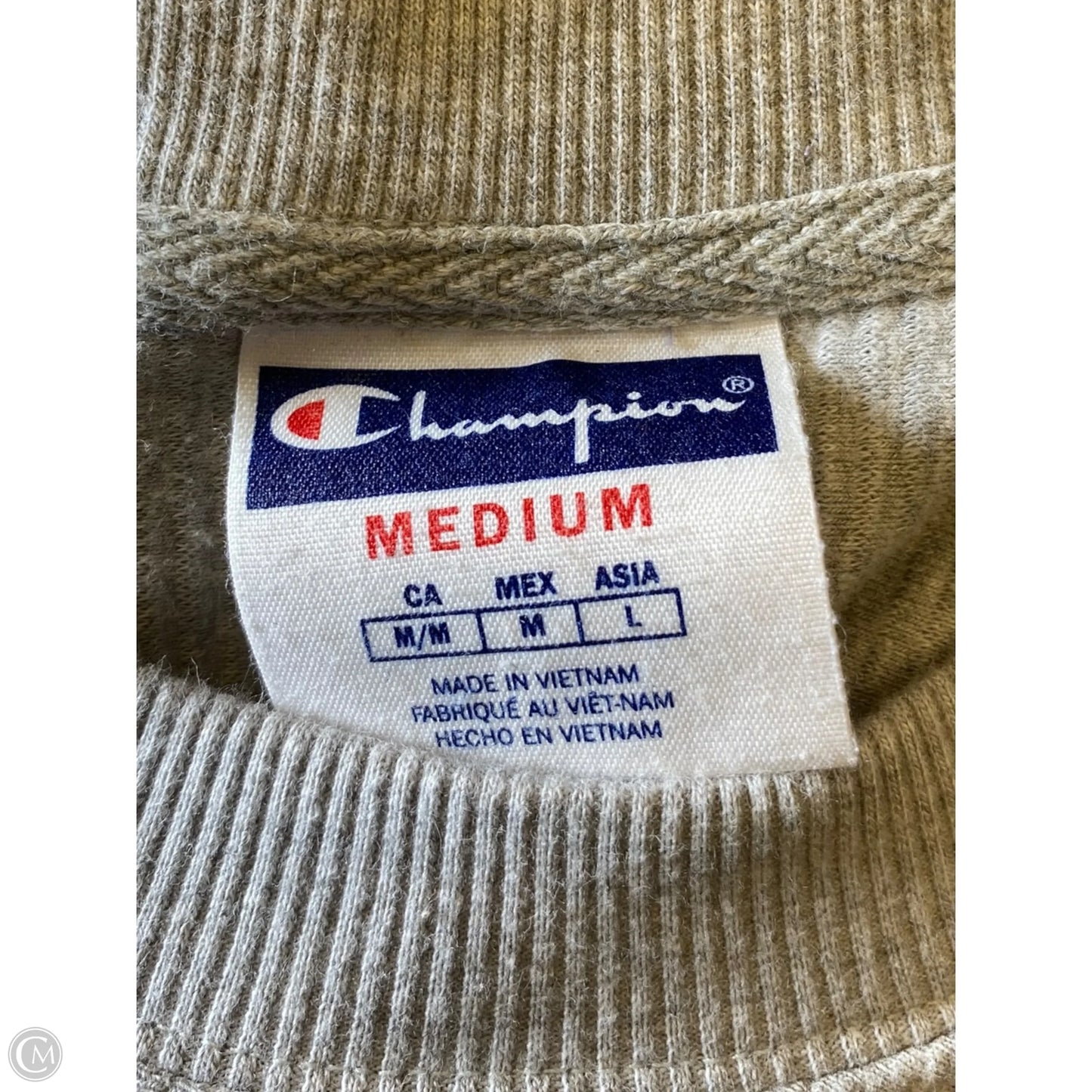 Sweatshirt Crewneck By Champion In Grey, Size: M