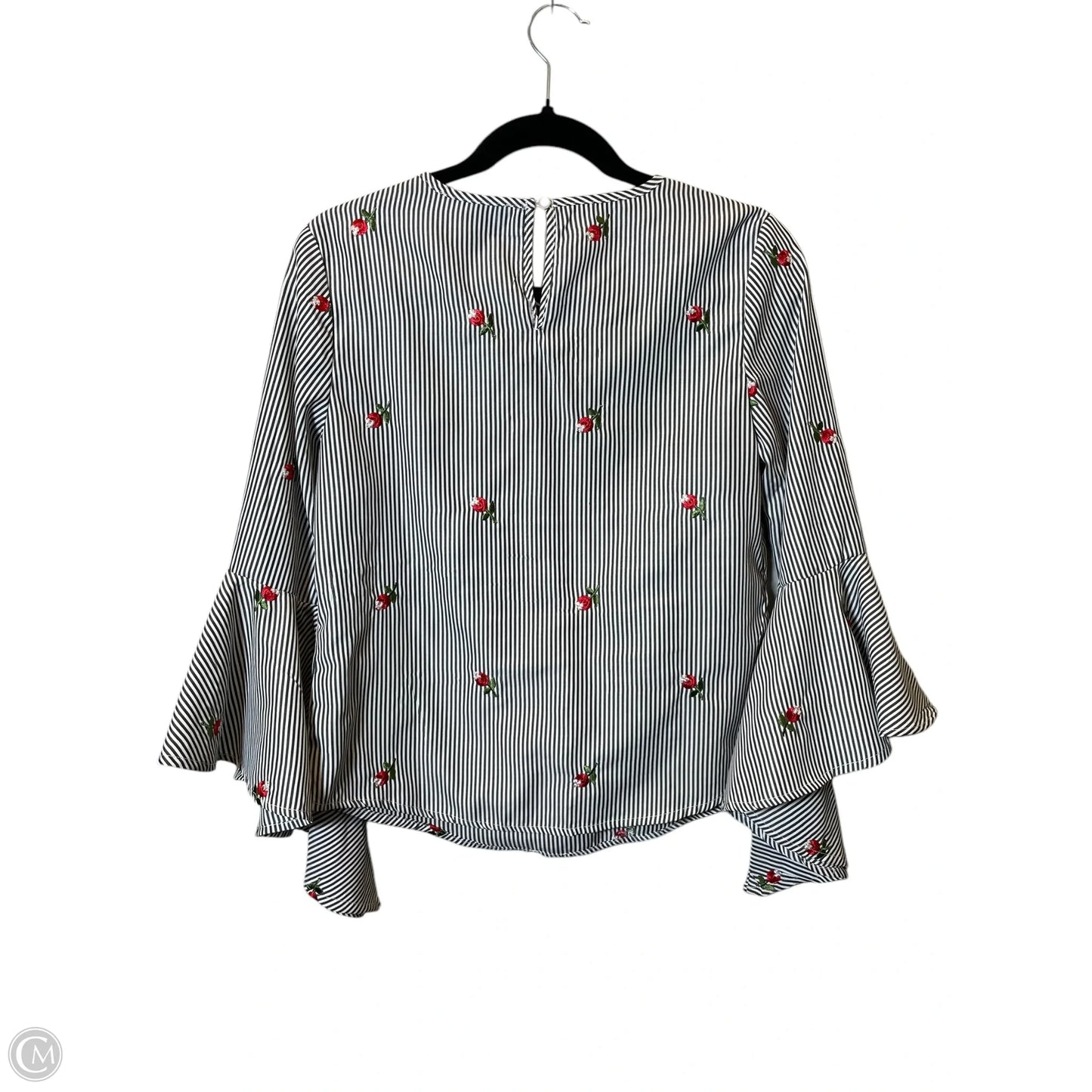 Top Long Sleeve By Clothes Mentor In Striped Pattern, Size: S