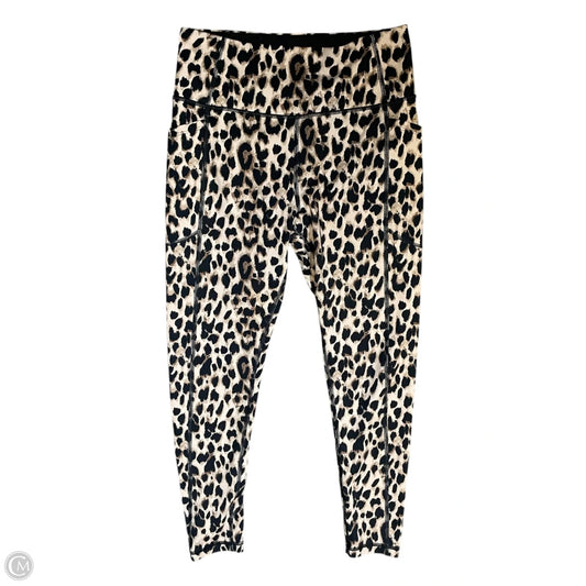 Athletic Leggings By Victorias Secret In Animal Print, Size: M