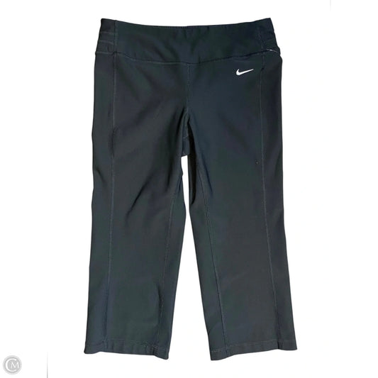 Athletic Capris By Nike In Black, Size: Xs