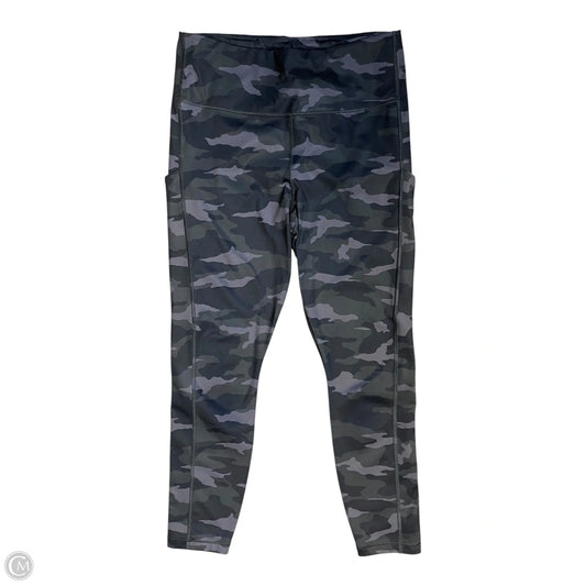 Athletic Leggings By Athleta In Multi-colored, Size: M