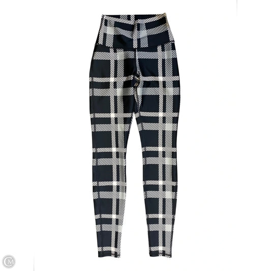 Athletic Leggings By Alo In Checkered Pattern, Size: S