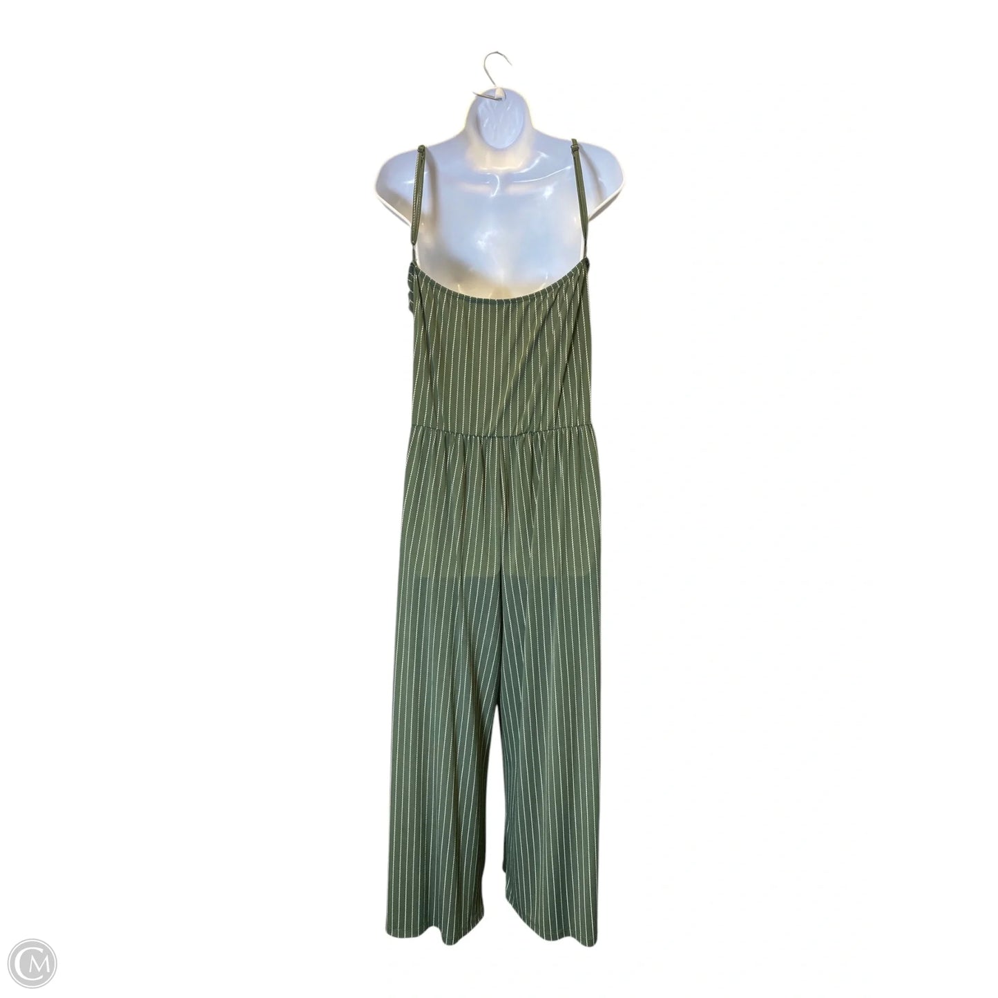 Jumpsuit By Kaileigh In Green & White, Size: Xxl