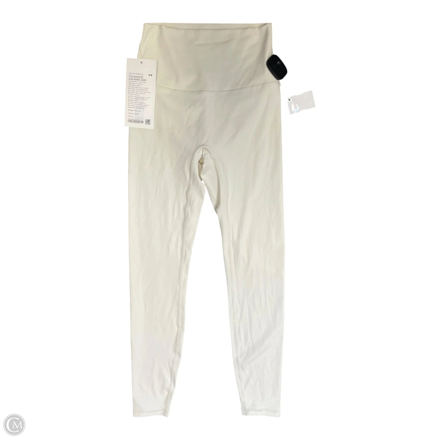 Athletic Leggings By Lululemon In Cream, Size: M