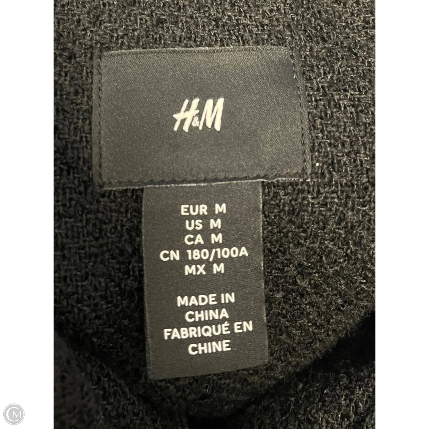 Jacket Other By H&m In Black, Size: M