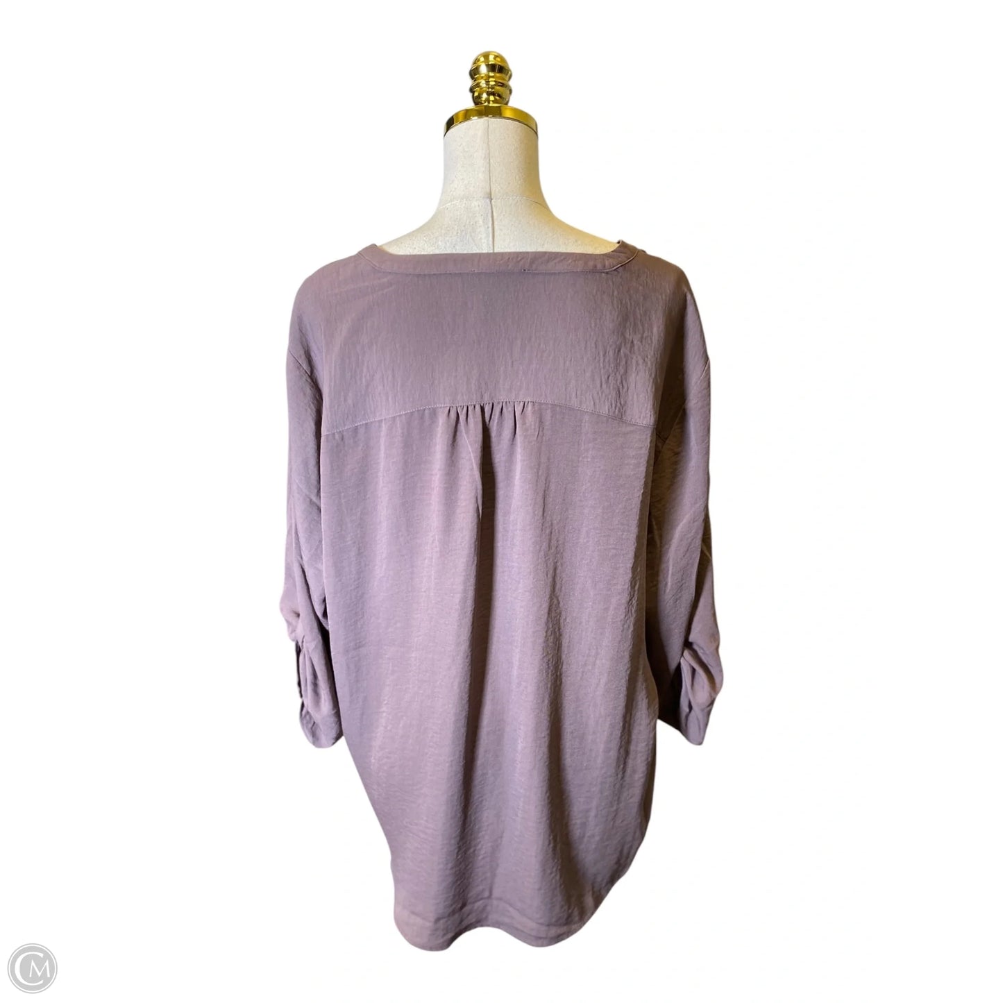 Top 3/4 Sleeve By Maurices In Brown, Size: Xxl