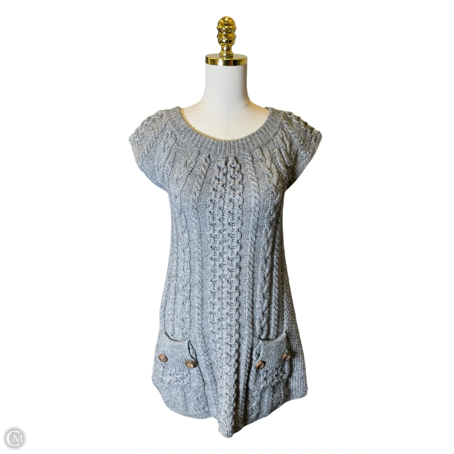 Dress Sweater By Free People In Grey, Size: S