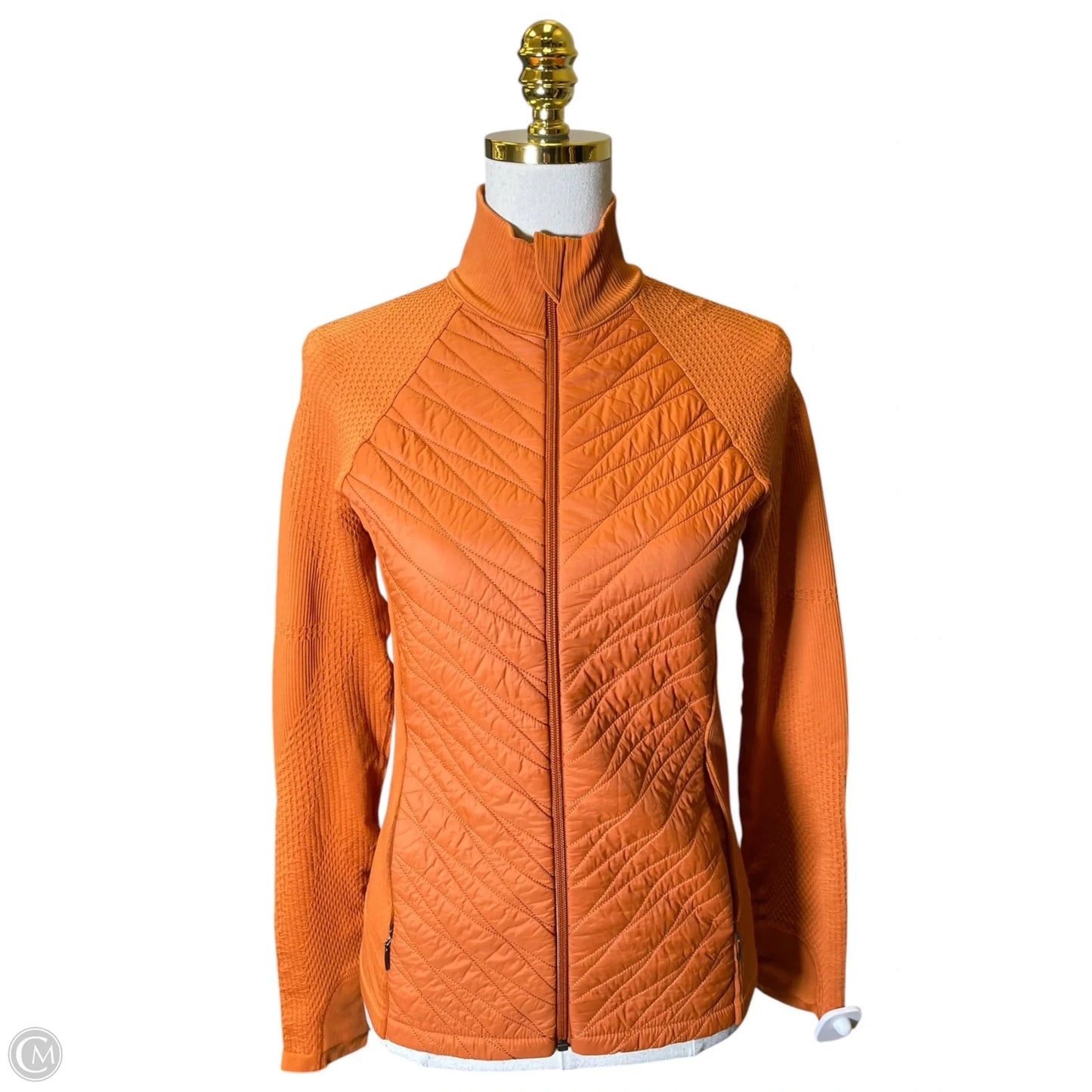 Athletic Jacket By Athleta In Orange, Size: M