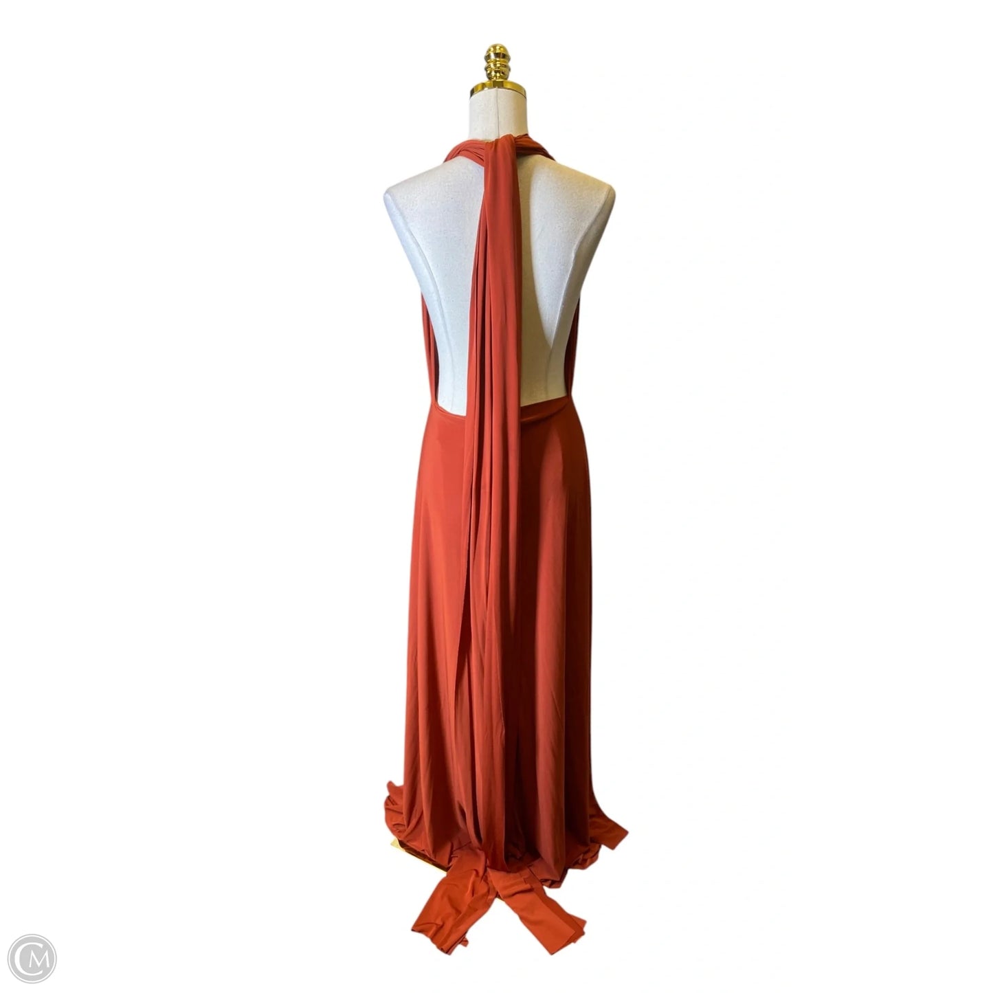 Dress Casual Maxi By Clothes Mentor In Orange, Size: Osfm