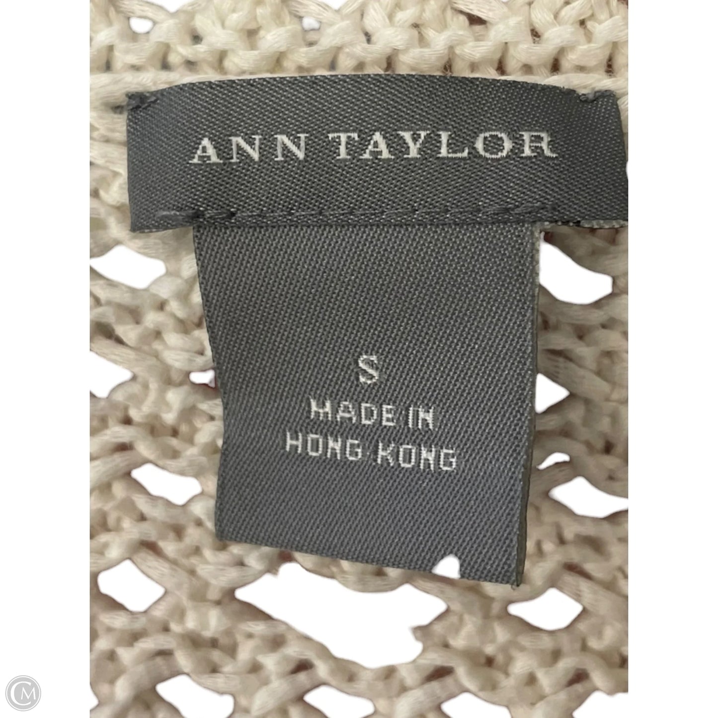 Sweater By Ann Taylor In Cream, Size: S