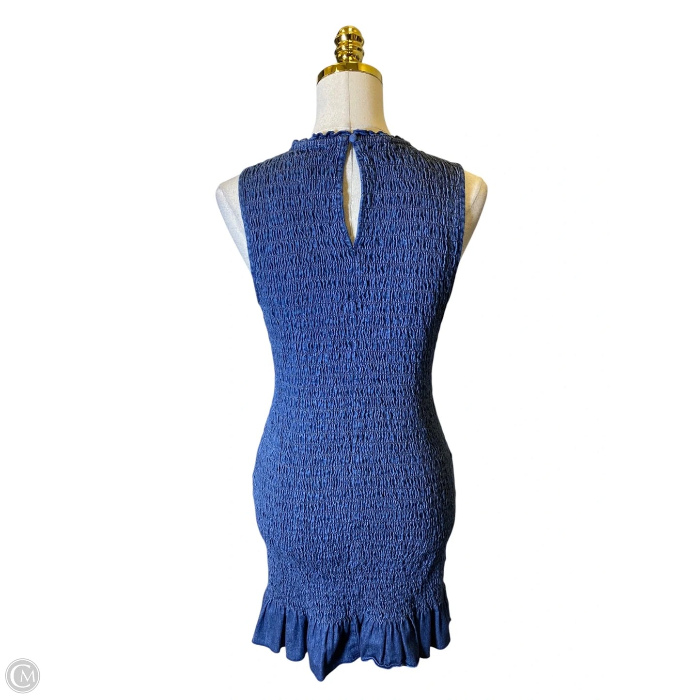 Dress Casual Short By American Eagle In Blue Denim, Size: S