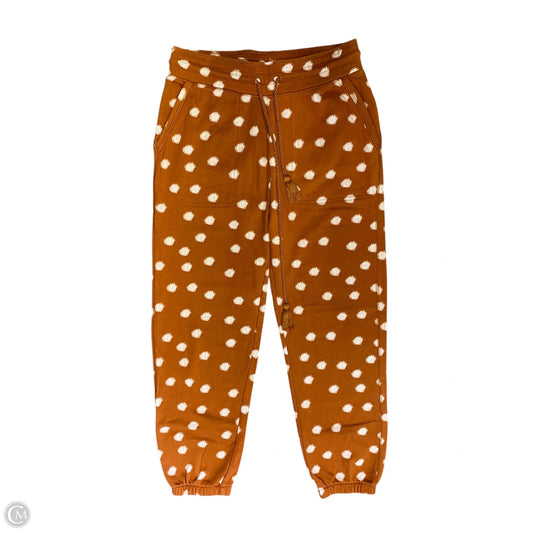 Pants Joggers By Daily Practice By Anthropologie In Orange & White, Size: S