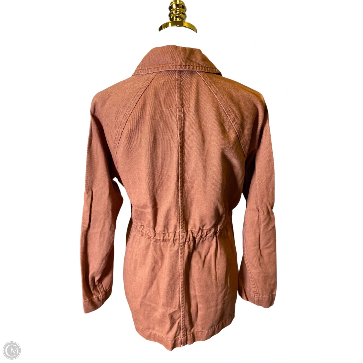 Jacket Denim By Madewell In Brown, Size: Xs