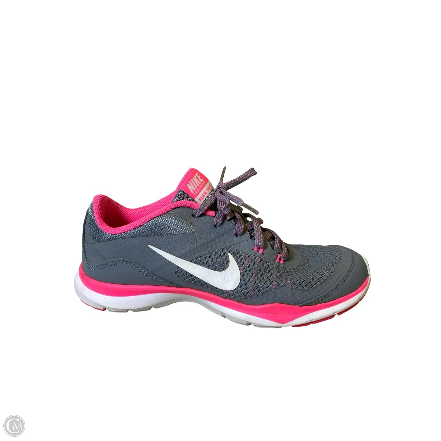 Shoes Athletic By Nike In Grey & Pink, Size: 6
