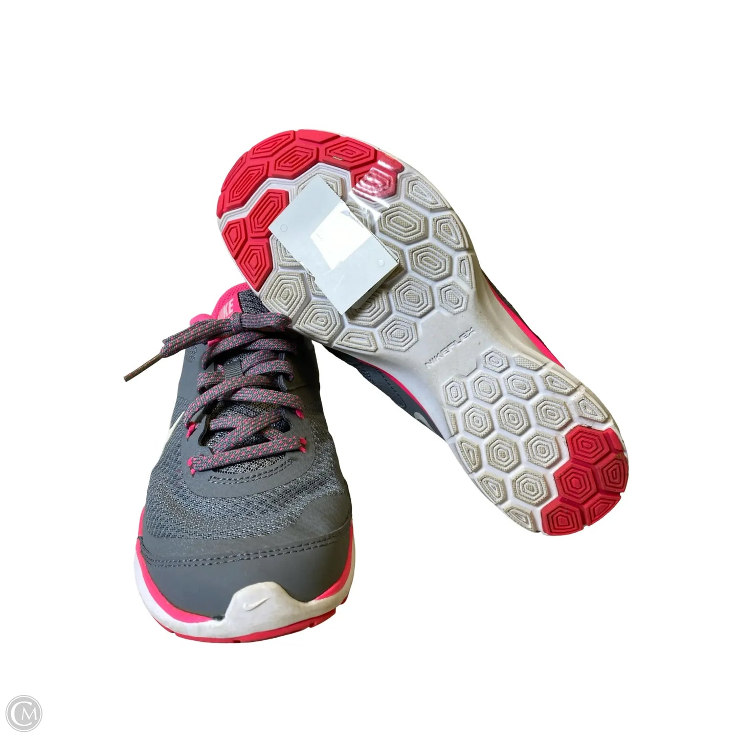 Shoes Athletic By Nike In Grey & Pink, Size: 6