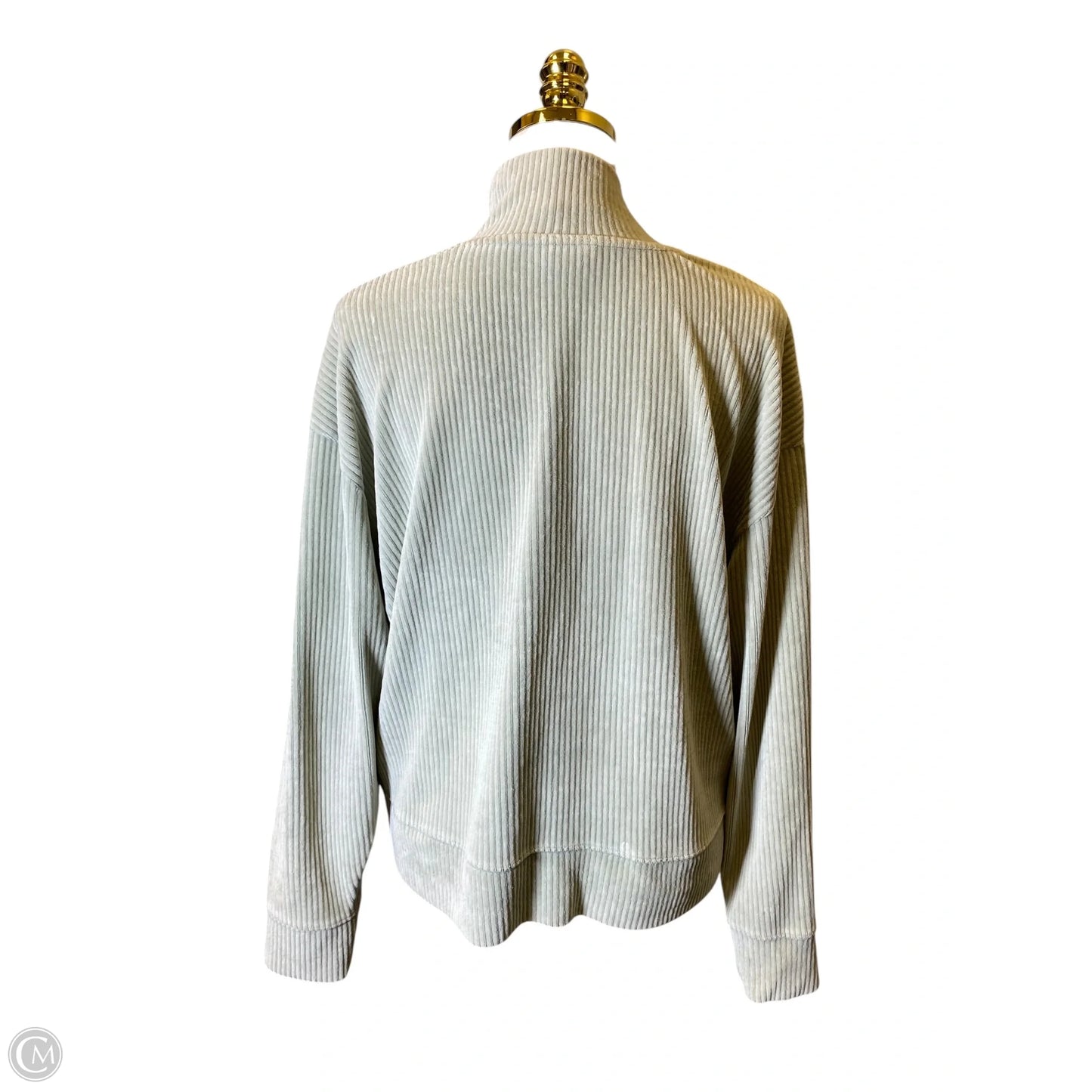 Sweatshirt Collar By Top Shop In Green, Size: S