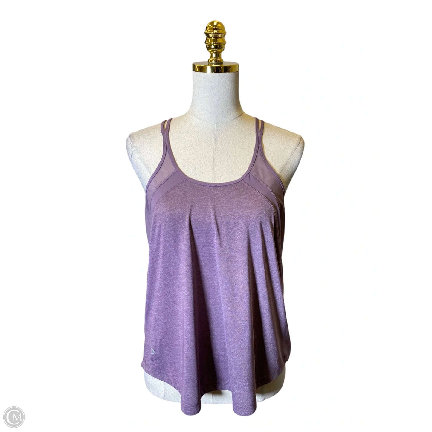 Athletic Tank Top By Lululemon In Purple, Size: L