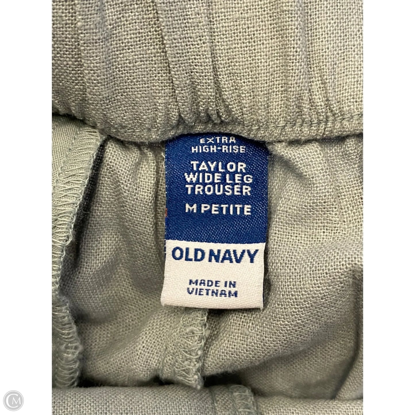 Pants Wide Leg By Old Navy In Green, Size: M