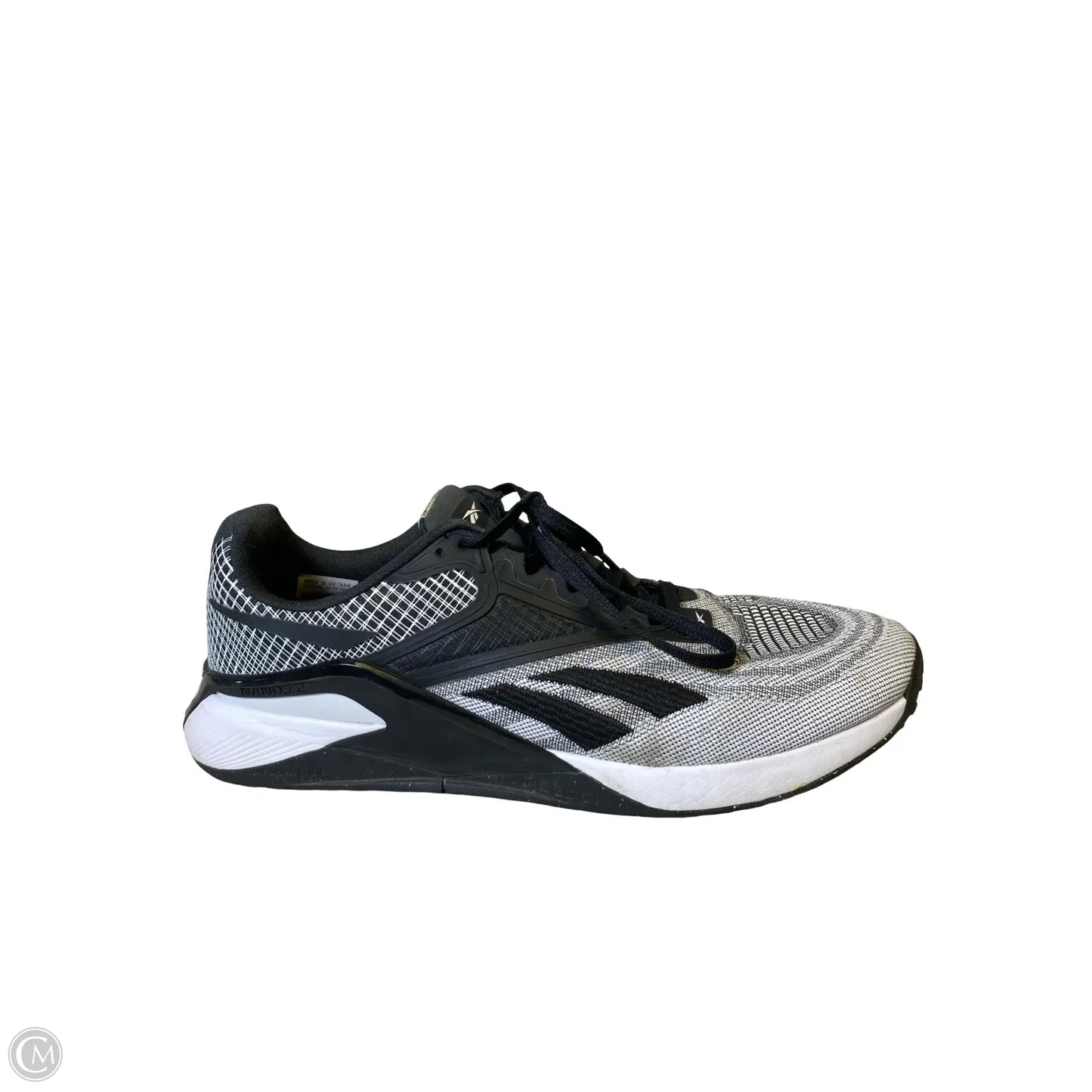 Shoes Athletic By Reebok In Black & White, Size: 10
