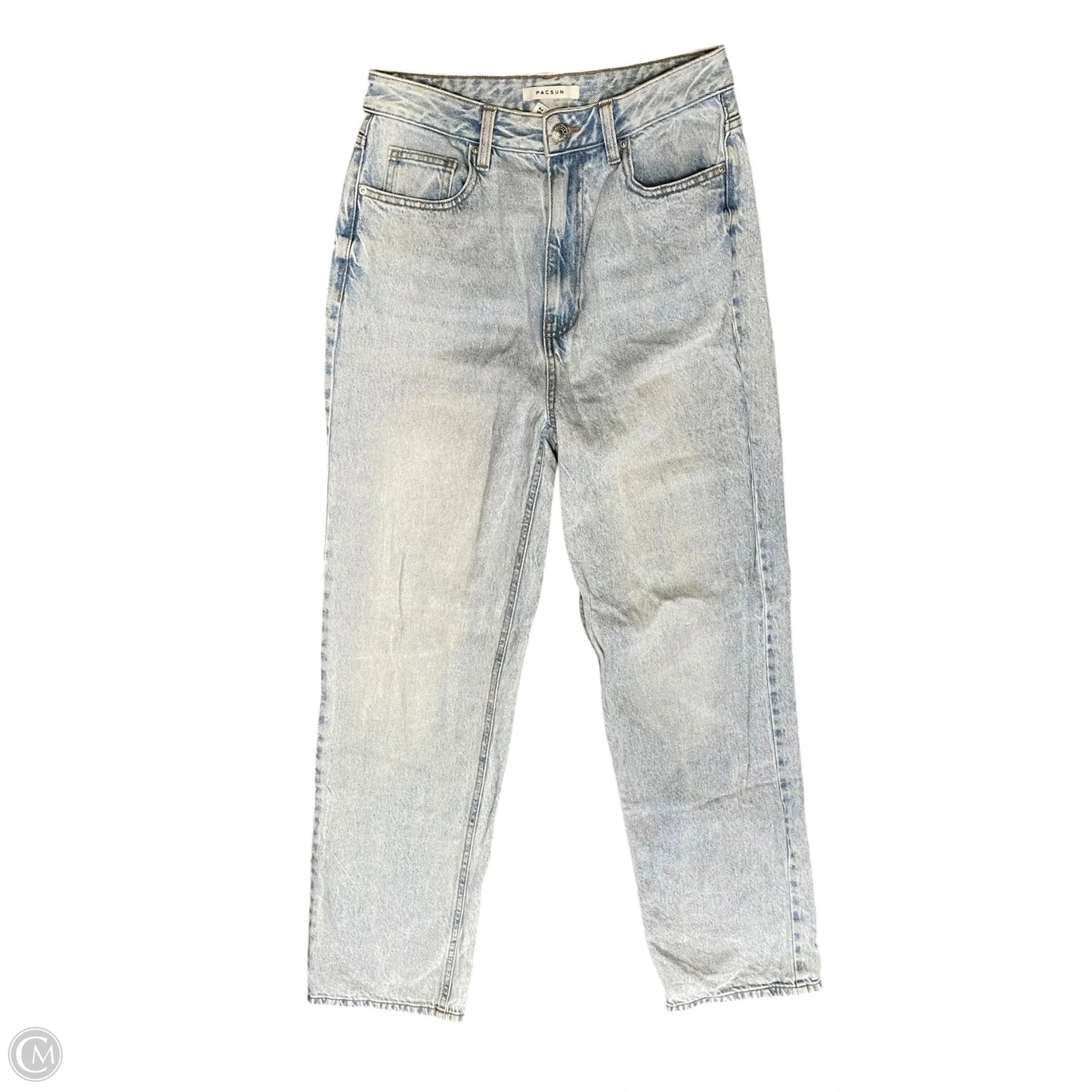 Jeans Straight By Pacsun In Blue Denim, Size: 8