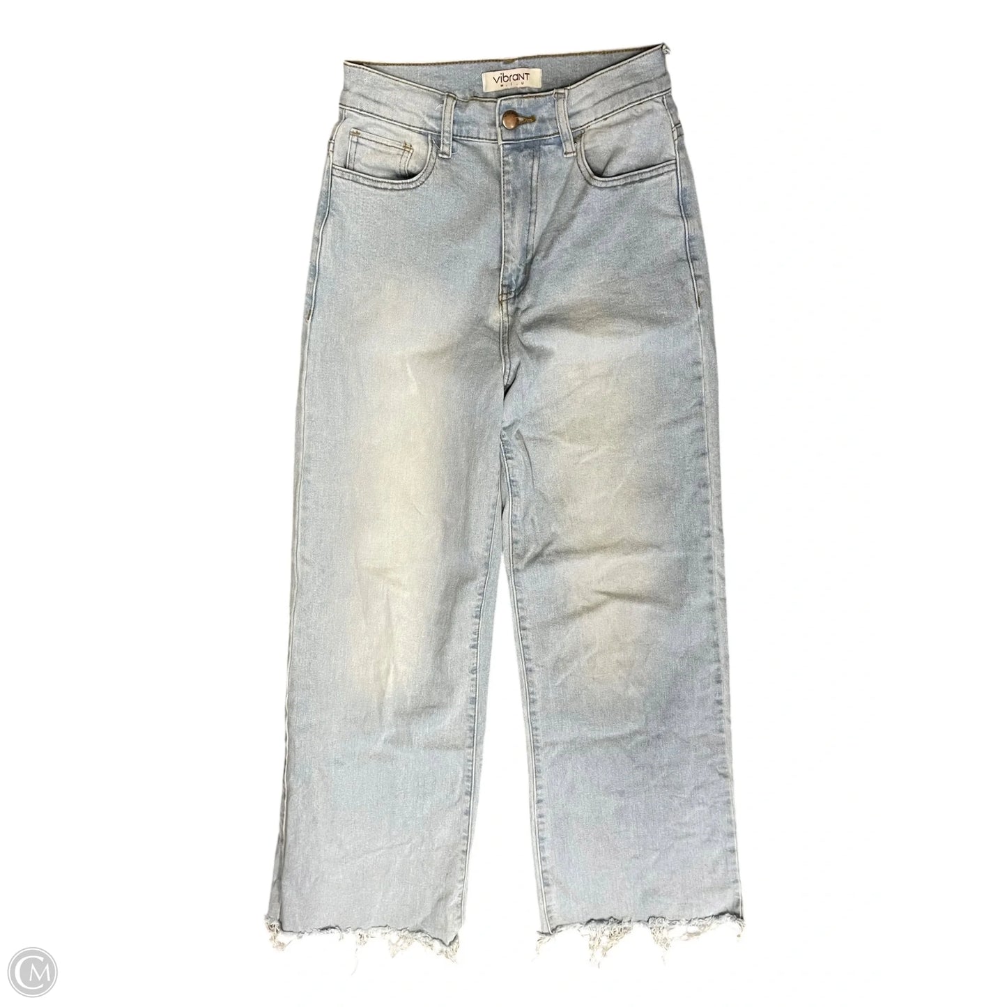 Jeans Wide Leg By Clothes Mentor In Blue Denim, Size: 2