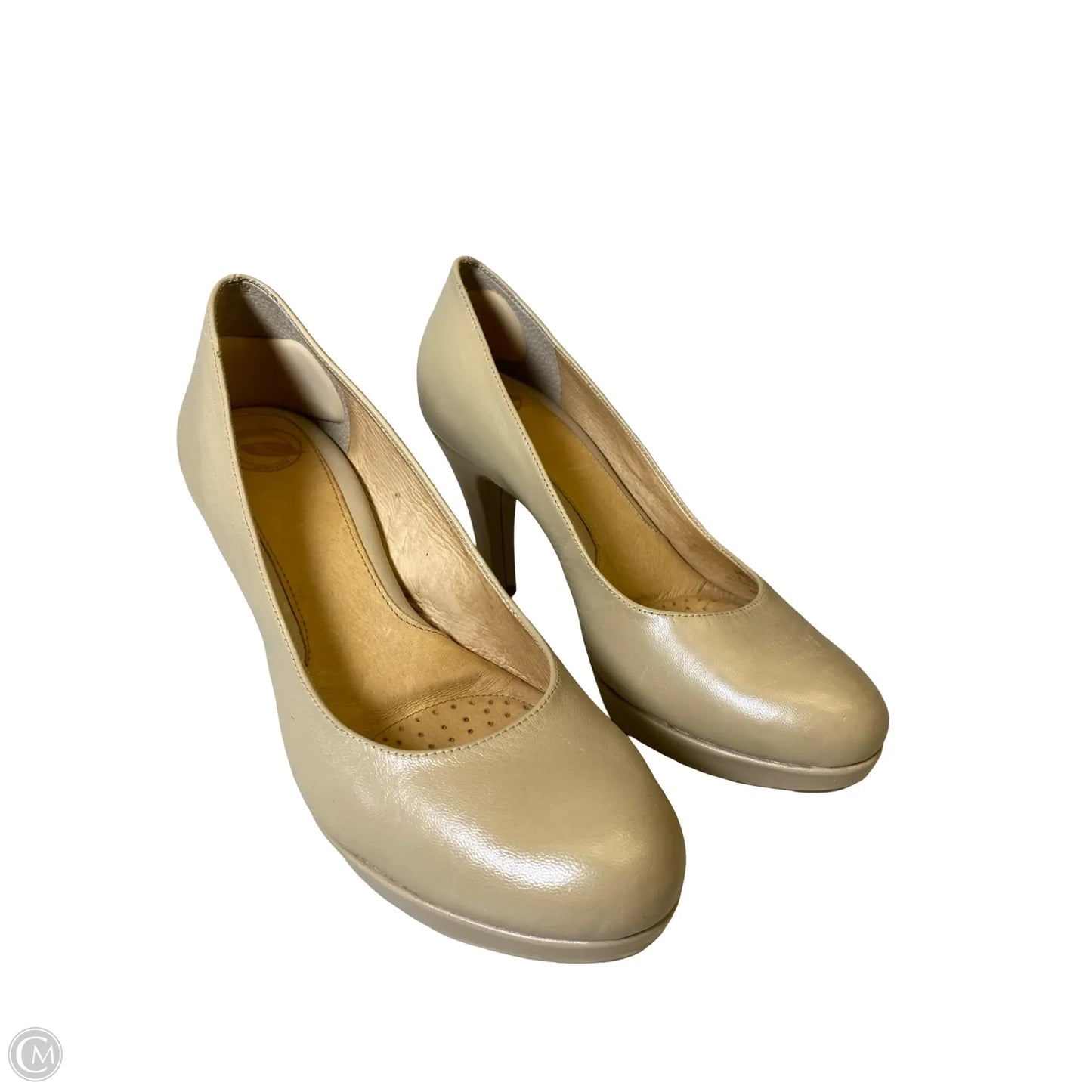 Shoes Heels Stiletto By Clothes Mentor In Beige, Size: 9.5