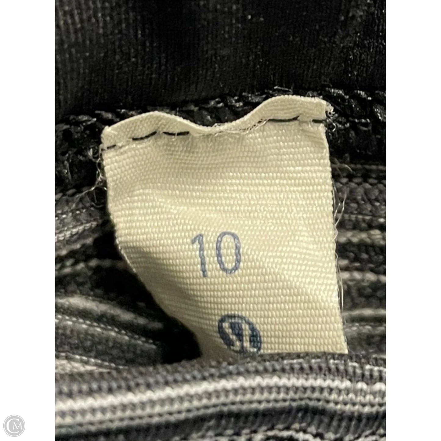 Athletic Leggings By Lululemon In Black & White, Size: 10