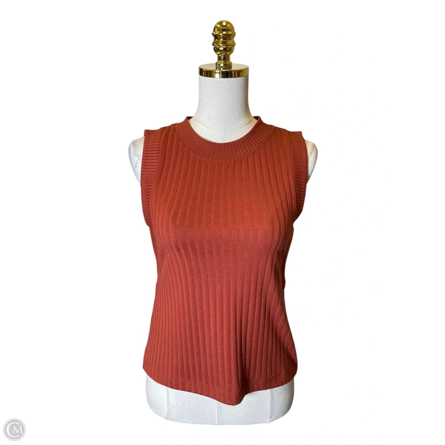 Top Sleeveless By Everlane In Orange, Size: Xs