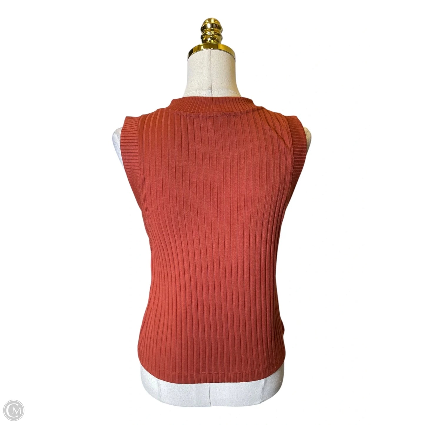 Top Sleeveless By Everlane In Orange, Size: Xs