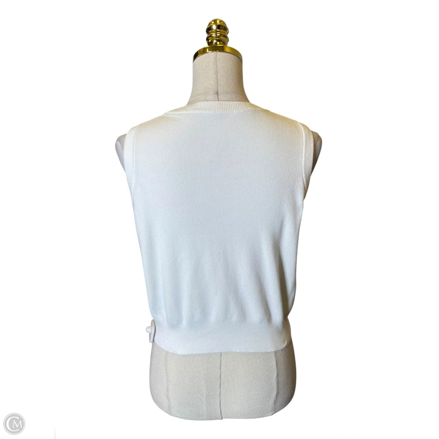Sweater By Clothes Mentor In White, Size: S