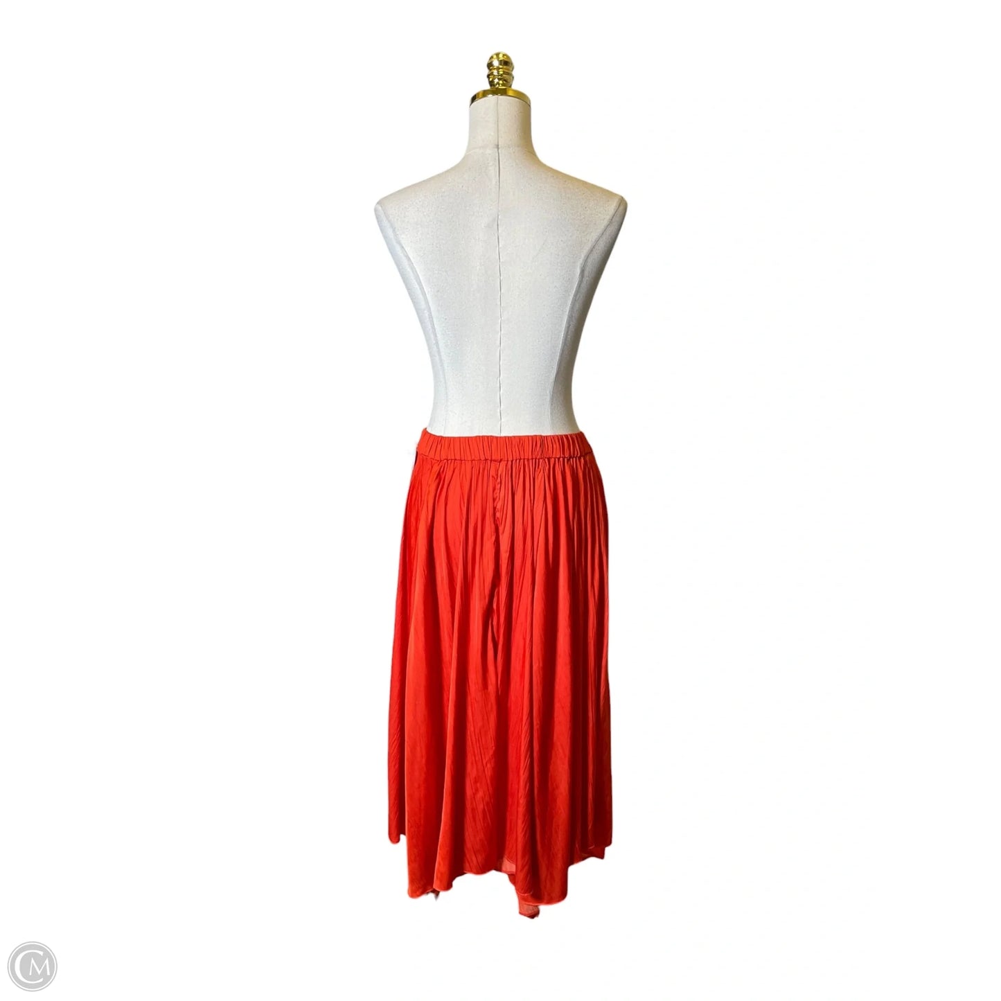 Skirt Maxi By Anthropologie In Orange, Size: Xxs
