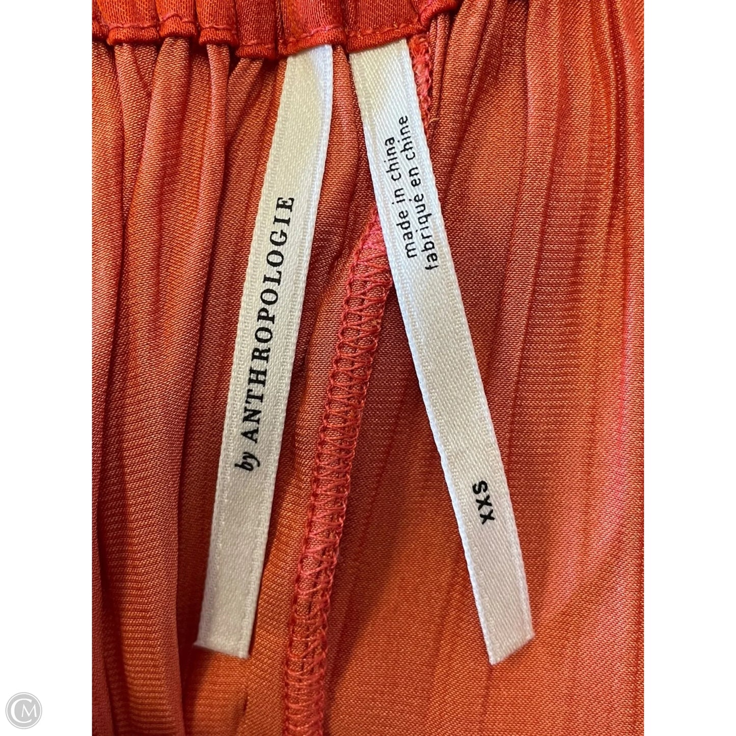 Skirt Maxi By Anthropologie In Orange, Size: Xxs