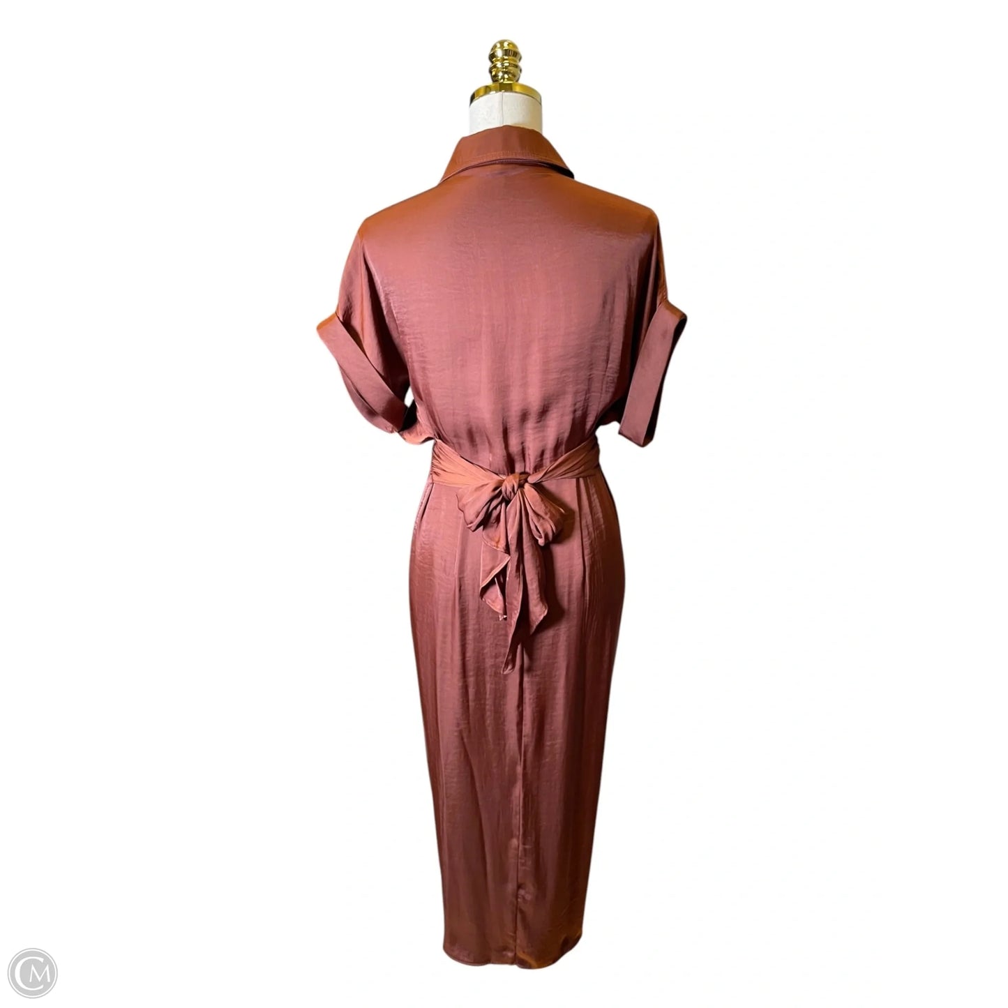 Dress Casual Midi By Steve Madden In Brown, Size: S