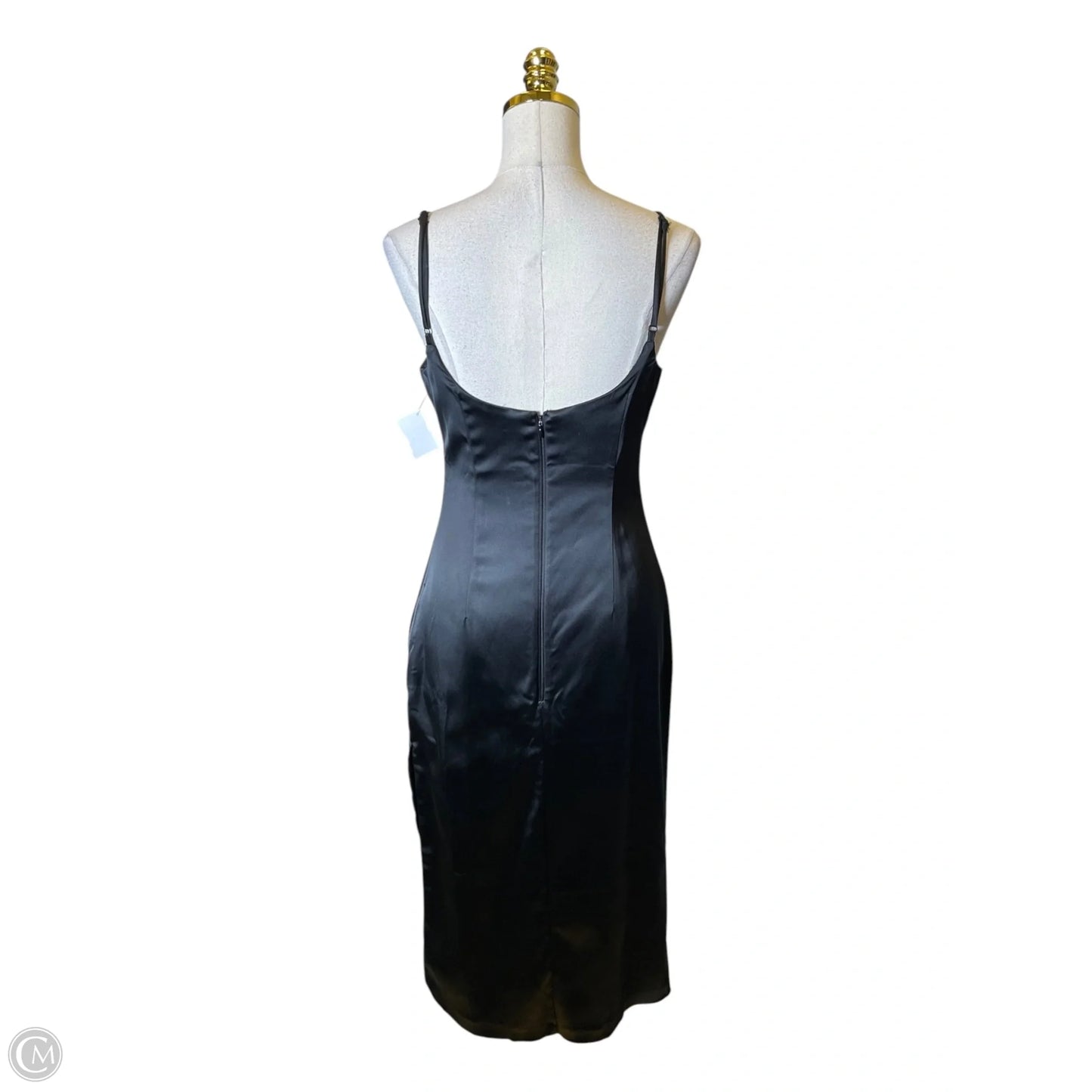 Dress Casual Midi By Abercrombie And Fitch In Black, Size: M