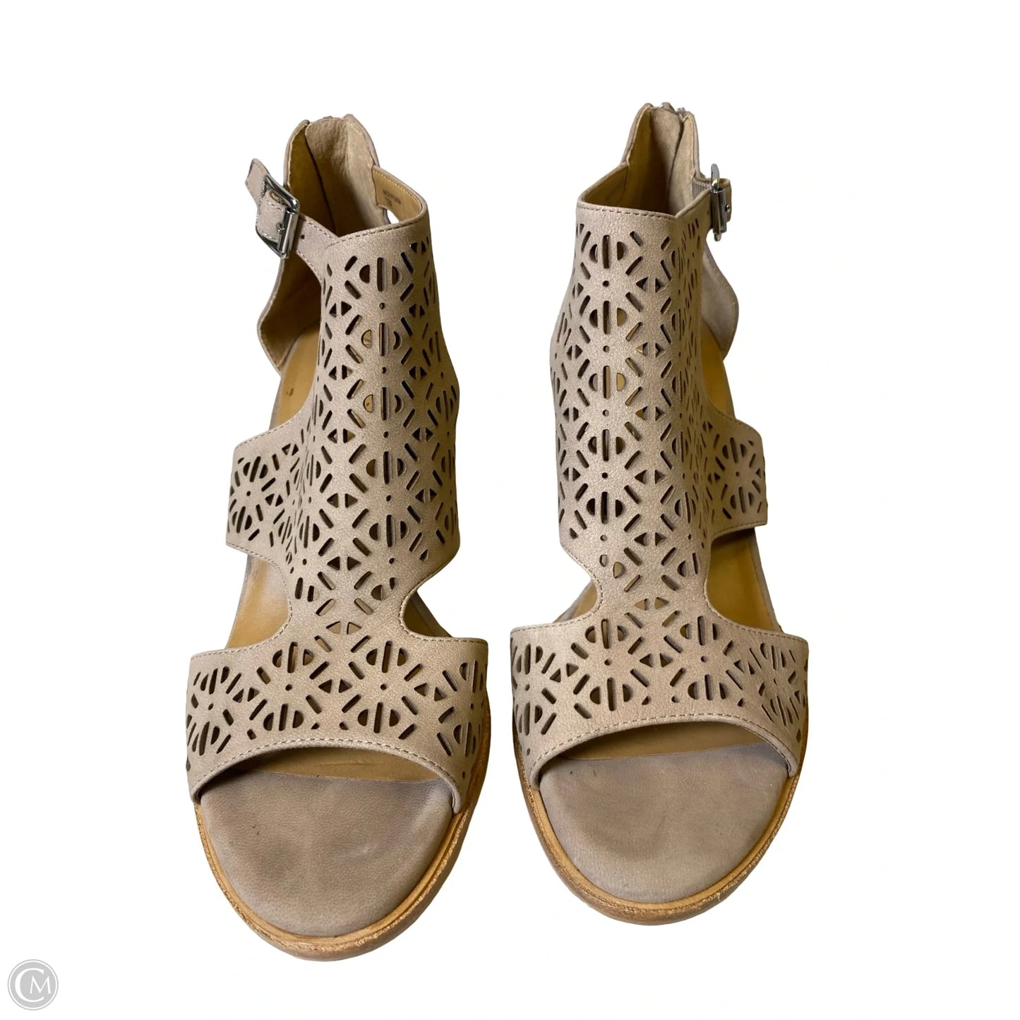 Shoes Heels Block By Arturo Chiang In Tan, Size: 10