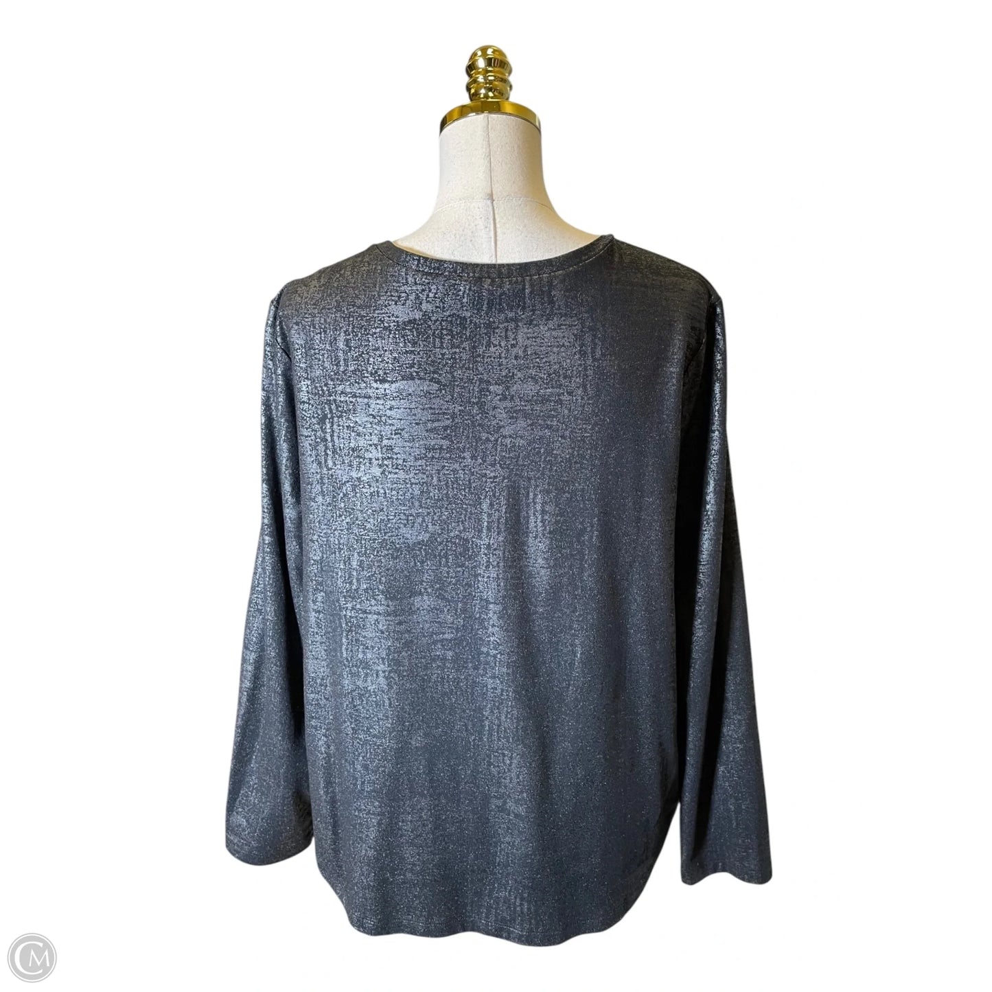 Top Long Sleeve By Liverpool In Black, Size: Xl