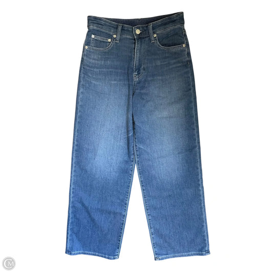 Jeans Wide Leg By Uniqlo In Blue Denim, Size: M