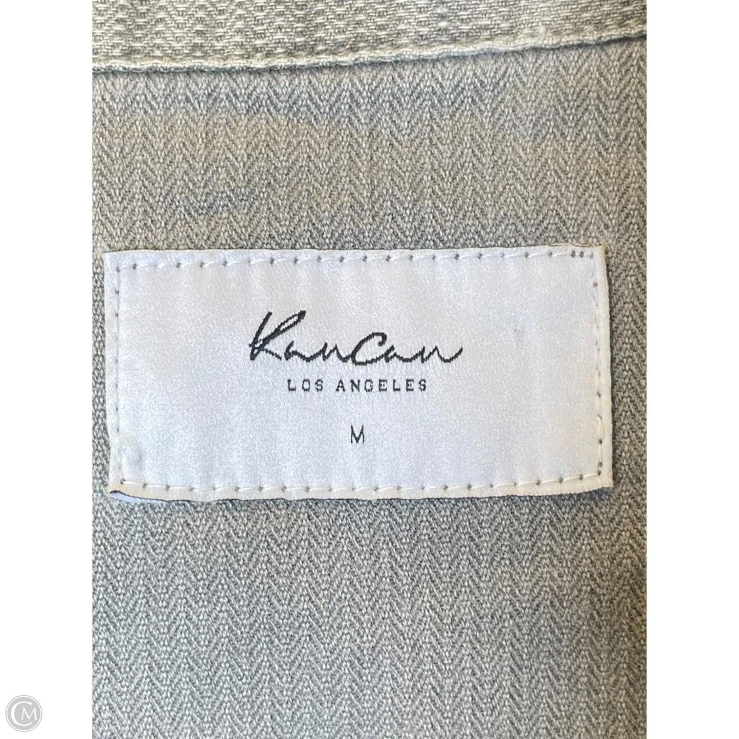Jacket Denim By Kancan In Green, Size: M