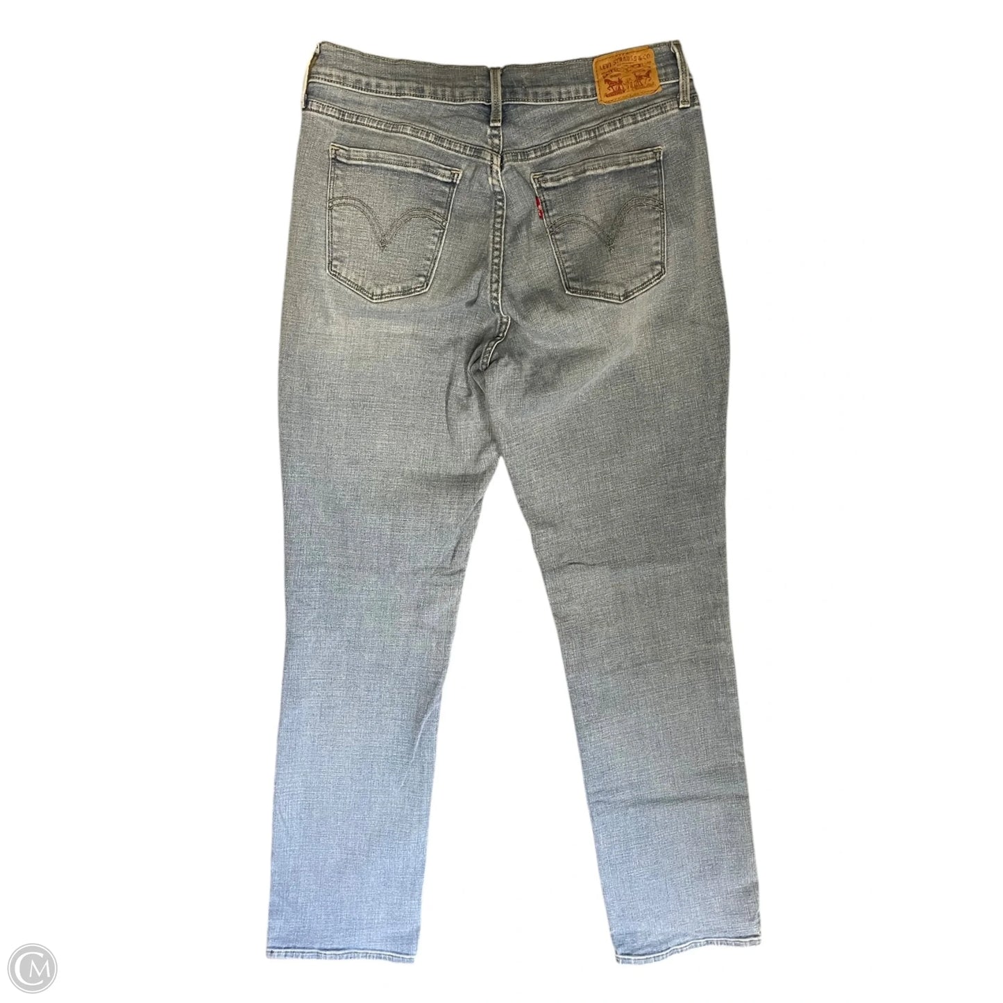 Jeans Straight By Levis In Blue Denim, Size: 8