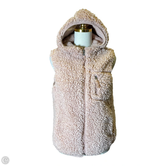 Jacket Faux Fur & Sherpa By Weatherproof In Pink, Size: M