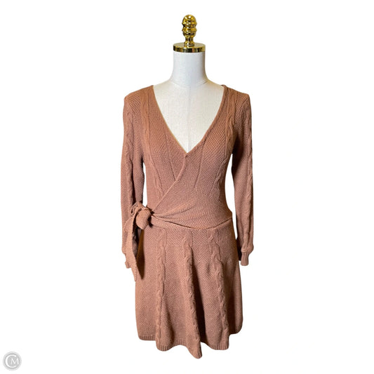 Dress Sweater By Greylin In Brown, Size: S